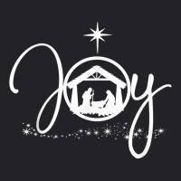 Christian Christmas Joy Jesus Nativity Scene Faith Youth Tee | Artistshot