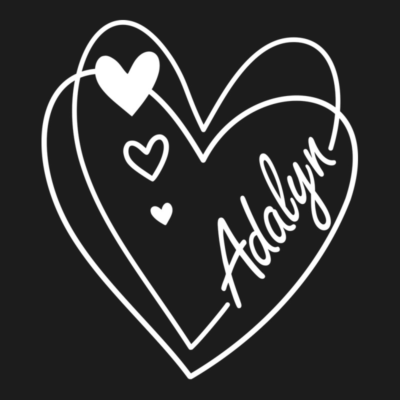 Adalyn Name Cute Heart Drawing Girl Hoodie & Jogger Set | Artistshot