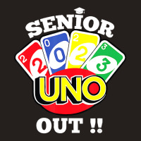 Senior 2023 Uno Out Funny Class Of 2023 Graduation Tank Top | Artistshot