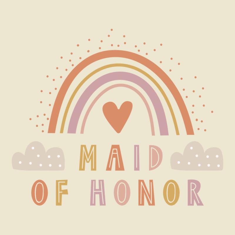 Maid Of Honor Boho Casual Over The Rainbow Design Cropped Hoodie by yezinagibir | Artistshot