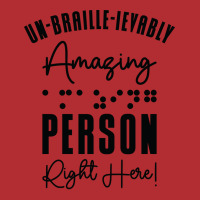 Braille Blind Blindness Awareness Visually Impaire Ladies Fitted T-shirt | Artistshot