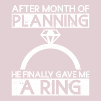 After Month Of Planning He Finally Gave Me A Ring Ladies Fitted T-shirt | Artistshot