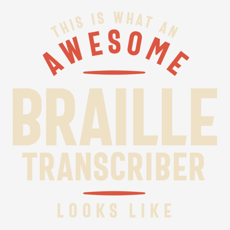 Funny Awesome Braille Transcriber Job Occupation R Travel Mug By