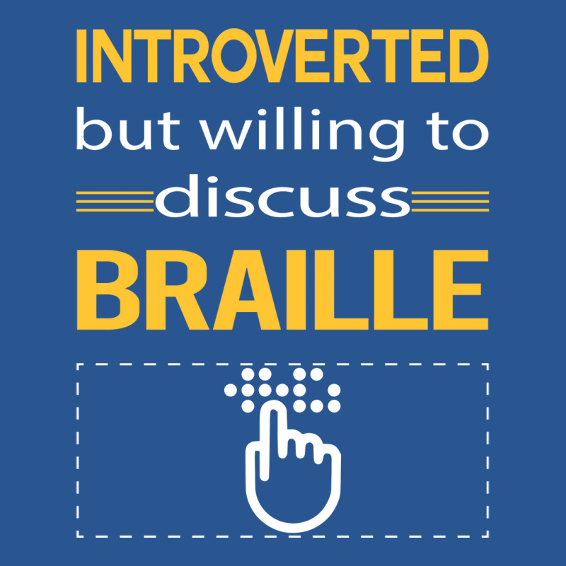 Funny Introverted Braille Love T-shirt | Artistshot