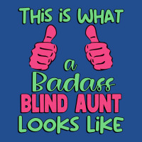 This Is What A Badass Blind Aunt Looks Like Unique Crewneck Sweatshirt | Artistshot