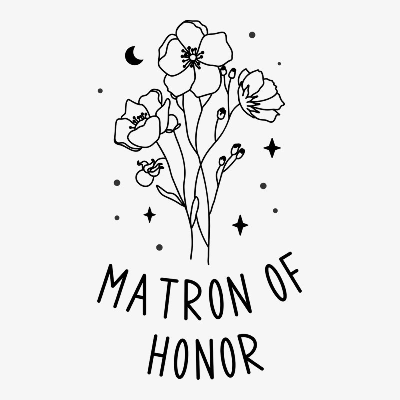 Matron Of Honor Boho Botanical Wildflower Design Champion Hoodie by kitikaleusx | Artistshot