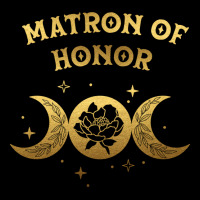 Matron Of Honor Boho Moon Wild Rose Golden Design Unisex Jogger | Artistshot