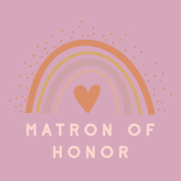 Matron Of Honor Boho Casual Rainbow Dark Design Classic T-shirt | Artistshot