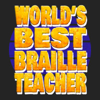 Worlds Best Braille Teacher Unique Gift For The Vi 3/4 Sleeve Shirt | Artistshot