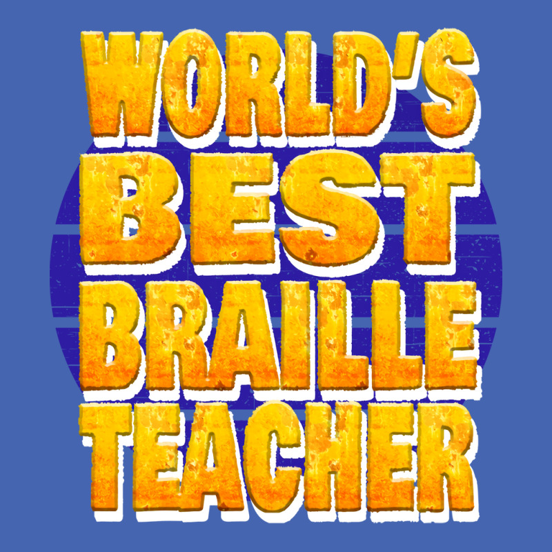 Worlds Best Braille Teacher Unique Gift For The Vi Zipper Hoodie | Artistshot