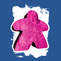 Pink Meeple On White Painted Background Girl T-shirt | Artistshot