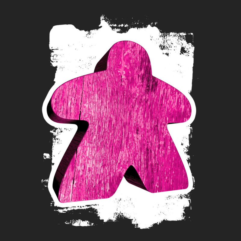 Pink Meeple On White Painted Background Girl 3/4 Sleeve Shirt | Artistshot