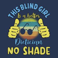 This Blind Girl Is A Better Dietician No Shade Gif Ladies Denim Jacket | Artistshot