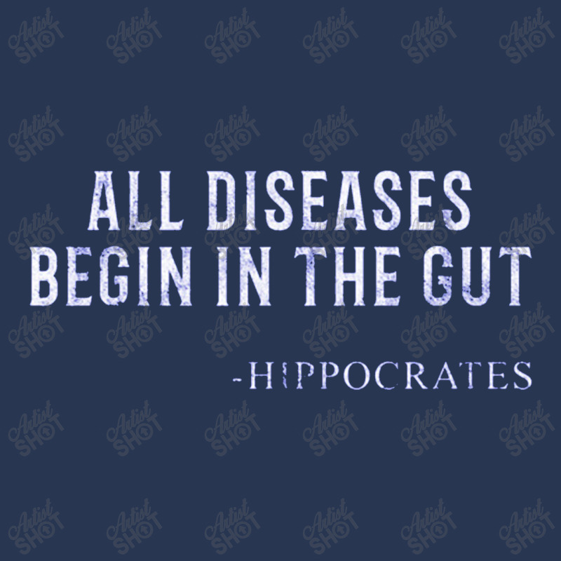 The Gut Hippocrates Quote Health Dietician Ladies Denim Jacket by adarandella | Artistshot