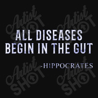 The Gut Hippocrates Quote Health Dietician Crop Top | Artistshot