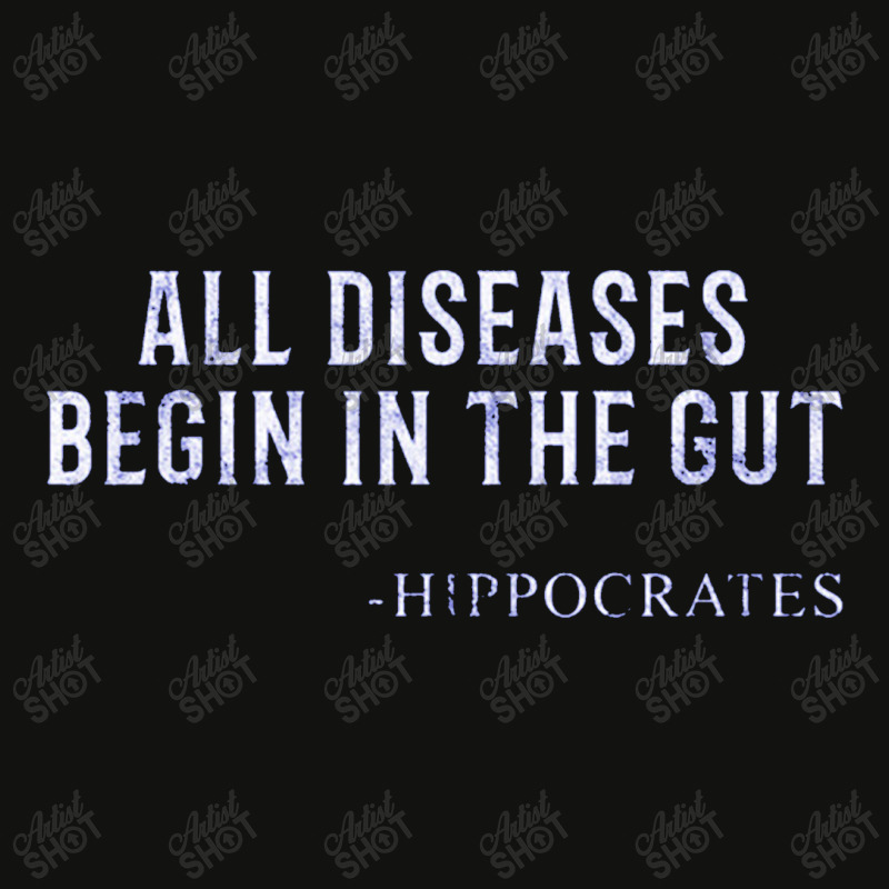 The Gut Hippocrates Quote Health Dietician Scorecard Crop Tee by adarandella | Artistshot