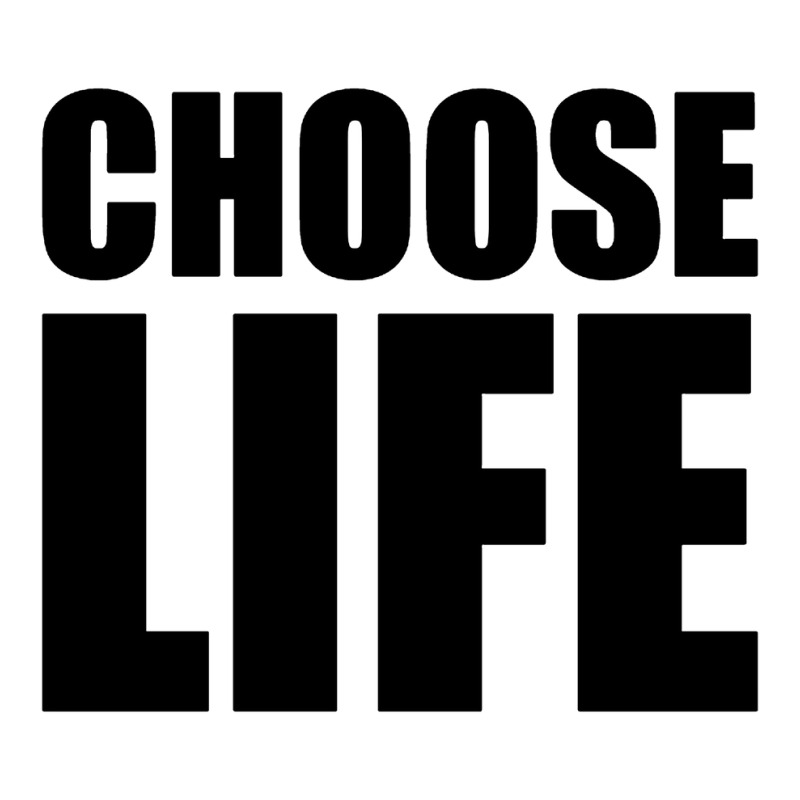 Slogan Choose Life Unisex Hoodie by pliana | Artistshot