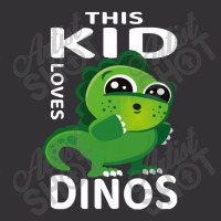 Dinosaur  This Kid Loves Dinos I Kids I Dinosaur Vintage Hoodie And Short Set | Artistshot