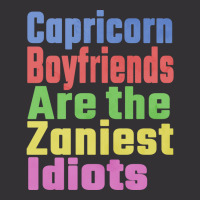 Capricorn Boyfriends Are The Zaniest Idiots Unique Vintage Hoodie And Short Set | Artistshot