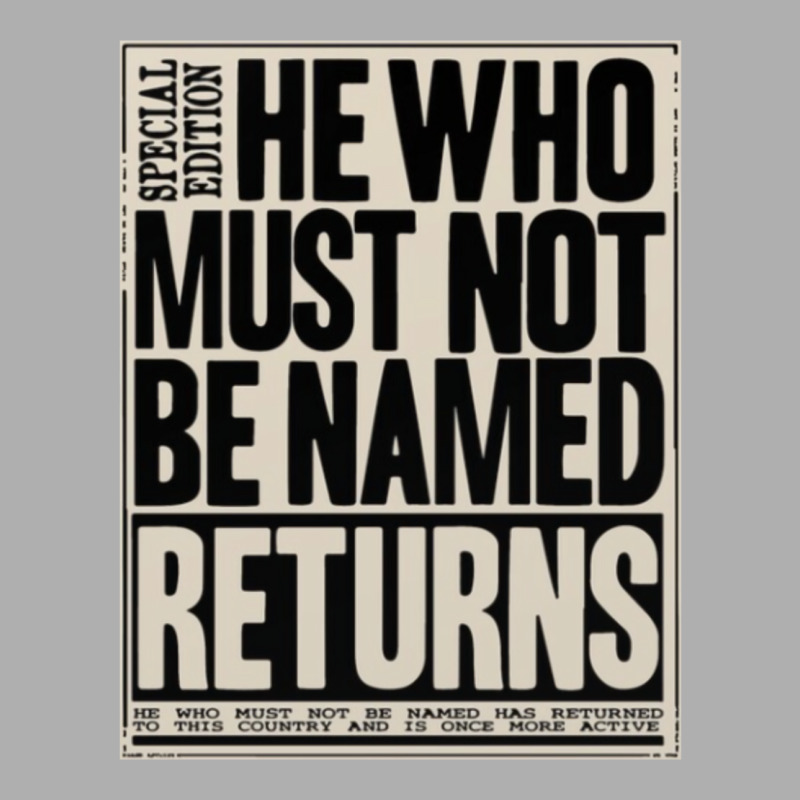 He Who Must Not Be Named Ladies Fitted T-Shirt by selekhvelciub | Artistshot