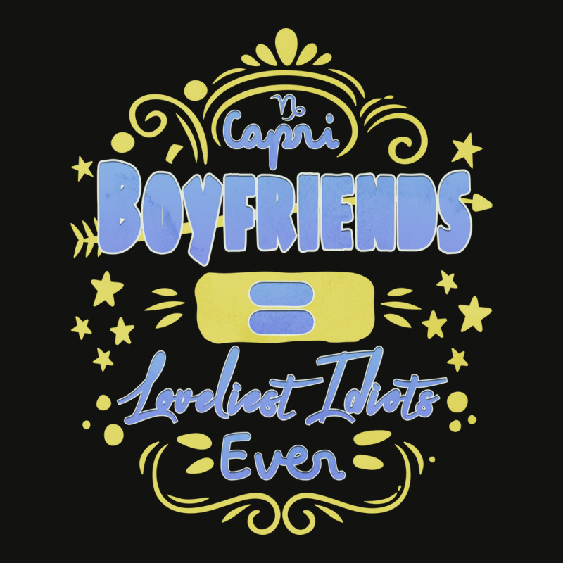 Capricorn Boyfriends Loveliest Idiots Ever Unique Scorecard Crop Tee by marofialebob | Artistshot