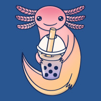 Cute Axolotl With Bubble Tea Tumblr T-shirt | Artistshot