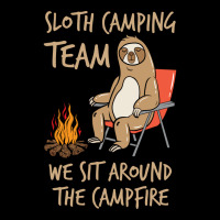 Camping Sloth Camping Team Lazy Animal Lover Campe Men's Long Sleeve Pajama Set | Artistshot