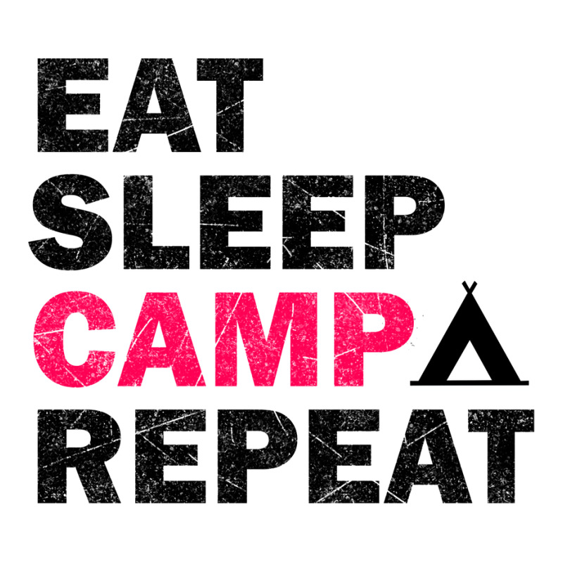 Eat Sleep Camp Repeat Camping Lovers Gift 3/4 Sleeve Shirt | Artistshot