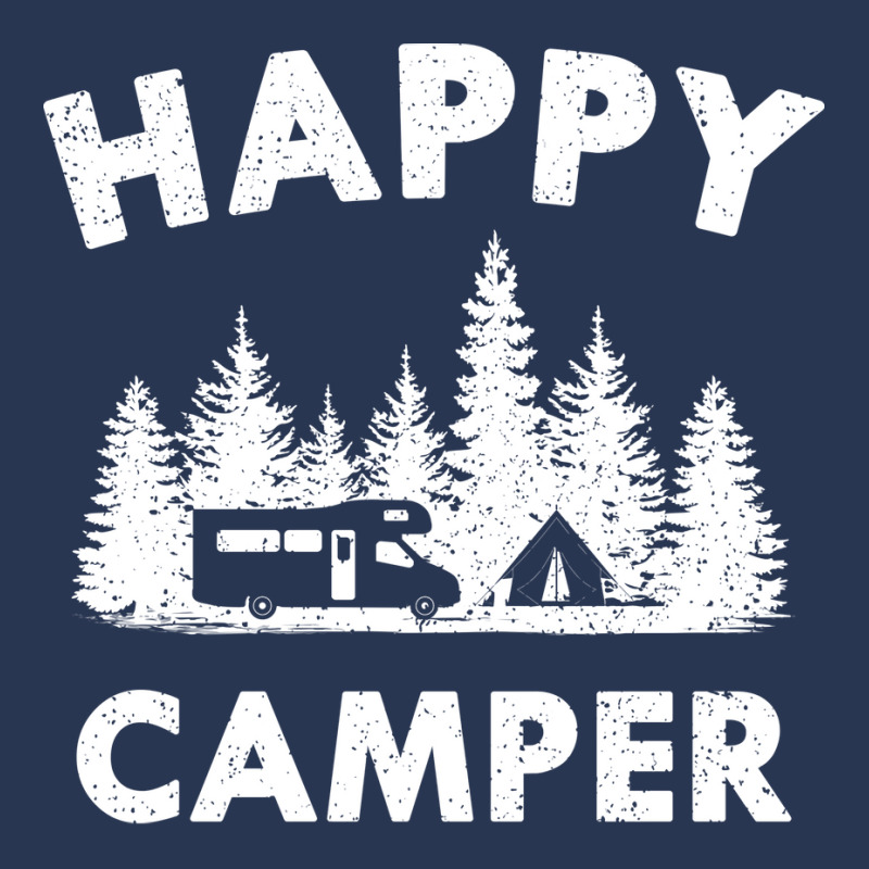 Happy Camper Motorhome Tent Forest Gift Trending Men Denim Jacket | Artistshot