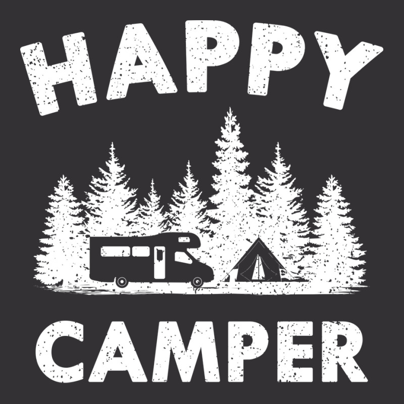 Happy Camper Motorhome Tent Forest Gift Trending Vintage Hoodie And Short Set | Artistshot