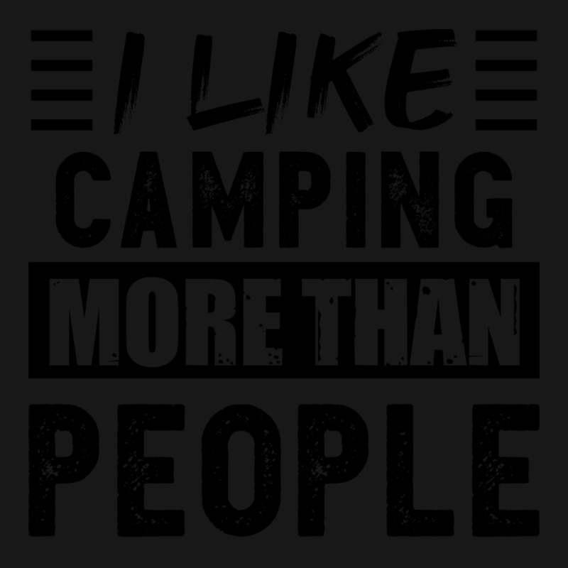 I Like Camping More Than People Funny 80s Flannel Shirt | Artistshot