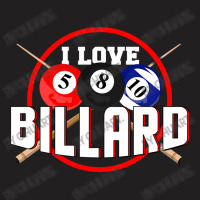 Billiard Snooker Gift Pool Billiard Ball Queue Eig T-shirt | Artistshot