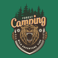 Forest Camping Wild Adventure Time Nostalgia Ladies Fitted T-shirt | Artistshot