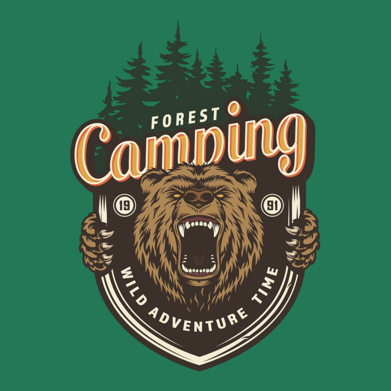 Forest Camping Wild Adventure Time Nostalgia Ladies Fitted T-Shirt by agyabakimazif | Artistshot