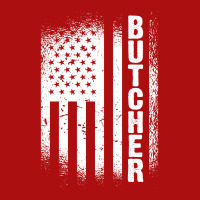 Butcher American Flag Vintage Distressed Gift Printed Hat | Artistshot