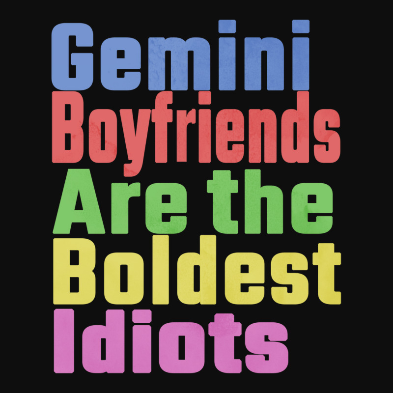 Gemini Boyfriends Are The Boldest Idiots Unique Gi Crop Top by redaeasbaril | Artistshot