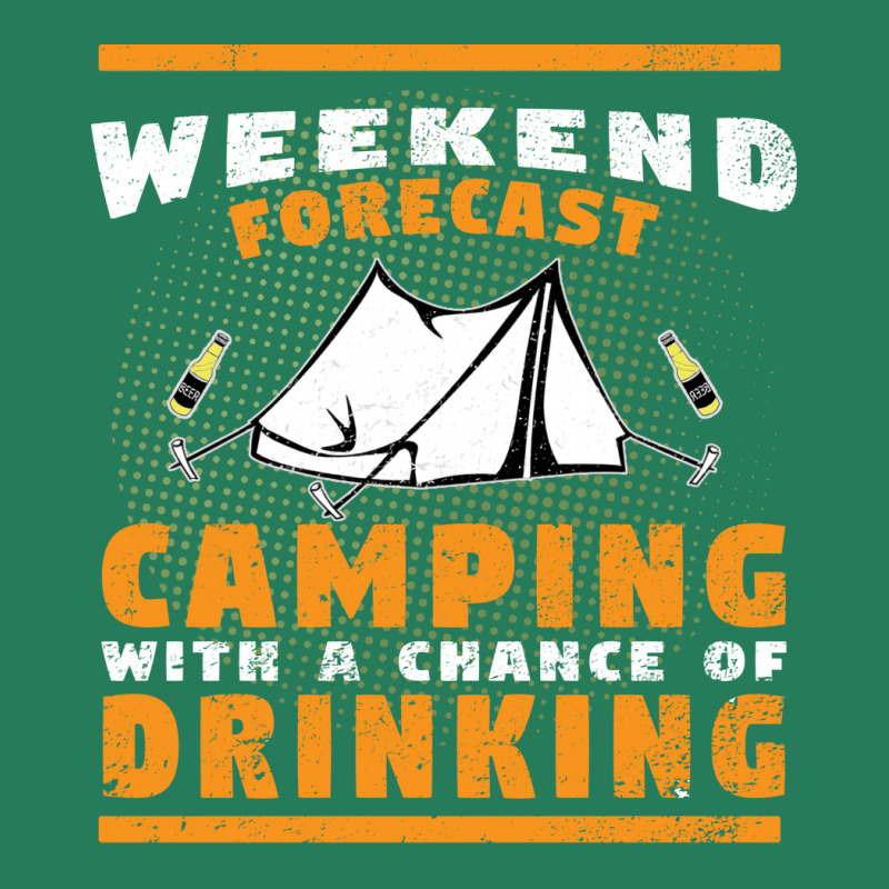 Camping Weekend Forecast Camping With A Chance Of T-shirt | Artistshot