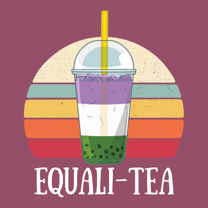 Custom Equalitea Nonbinary Pride Bubble Tea Lgbt Boba Mil Racerback Tank By Romiikdulianp