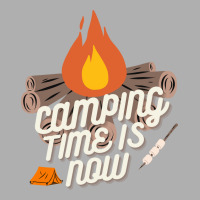 Camping Time Is Now Boy Ladies Fitted T-shirt | Artistshot