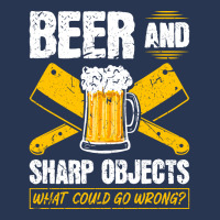 Beer Sharp Objects What Could Go Wrong Butcher Hum Men Denim Jacket | Artistshot