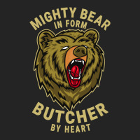 Butcher Mighty Bear Design Quote Boy 3/4 Sleeve Shirt | Artistshot