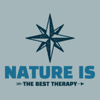 Nature Is The Best Therapy Camping Girl Unisex Sherpa-lined Denim Jacket | Artistshot