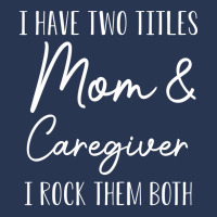 Funny Caregiver Gift I Have Two Titles Mom And Car Men Denim Jacket | Artistshot