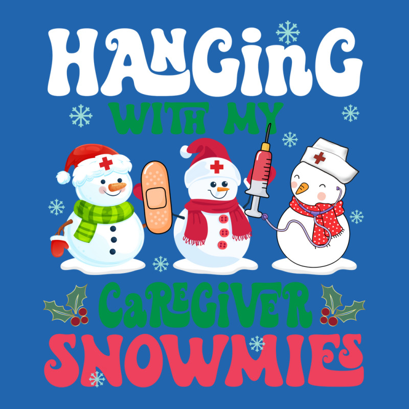 Hanging With My Caregiver Snowmies Nurse Stethosco Pocket T-Shirt by bhubanbutjaz | Artistshot