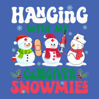 Hanging With My Caregiver Snowmies Nurse Stethosco Zipper Hoodie | Artistshot