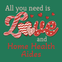 Home Health Aide Love Hearts Chocolate Vintage Val Ladies Fitted T-shirt | Artistshot