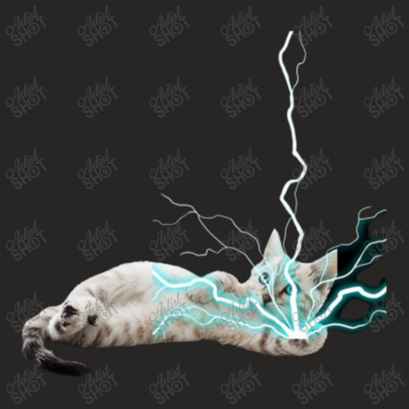 Cat Lightning   1 Ladies Fitted T-Shirt by Reynaldo K Dennis | Artistshot