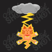 Cat Lightning Funny T-shirt | Artistshot