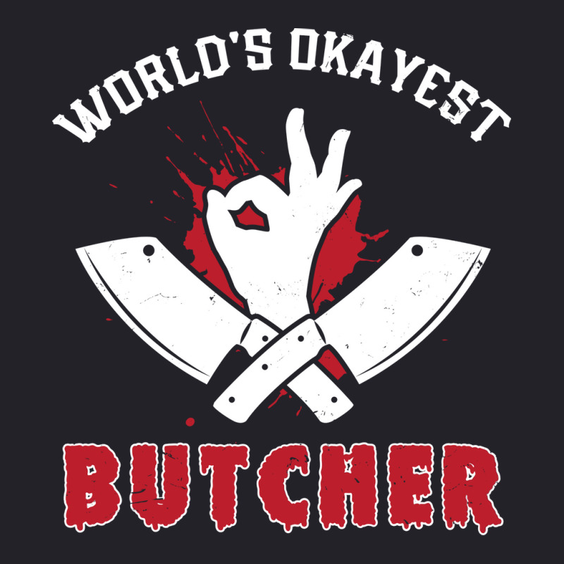 Worlds Okayest Butcher Butcher Meat Unisex Sherpa-lined Denim Jacket | Artistshot