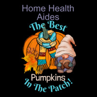 Home Health Aide Fall Gnome Pumpkin Cute Funny Tha Cropped Sweater | Artistshot